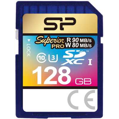 Карта памяти Silicon Power Superior Pro 128GB SP128GBSDXCU3V10