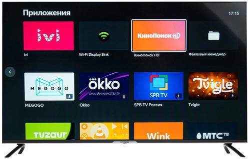50" (127 см) Телевизор Hyundai H-LED50BU7003 черный