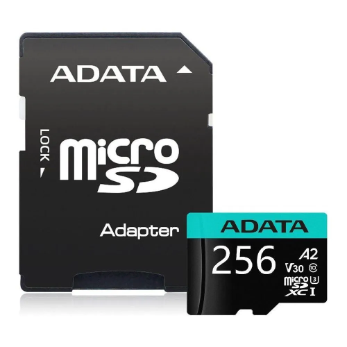Карта памяти ADATA AUSDX256GUI3V30SA2-RA1 MicroSDXC 256GB W/AD.