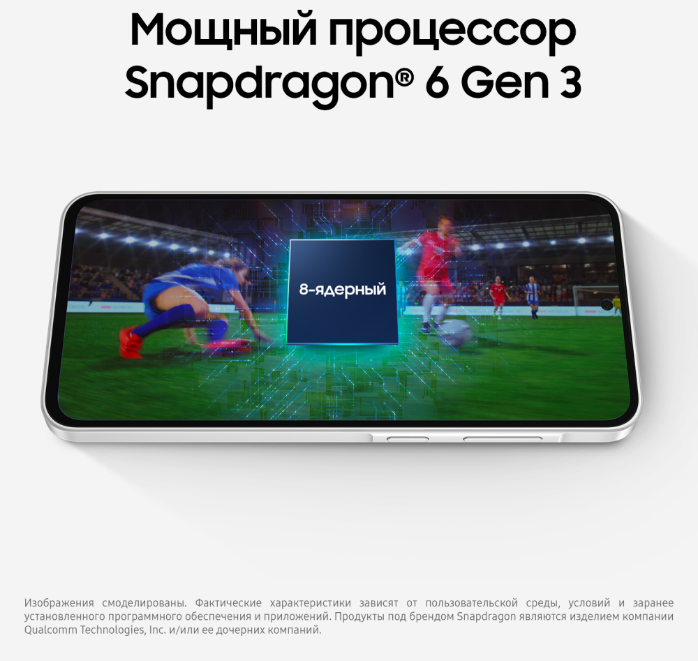 Смартфон Samsung Galaxy A36 8/128 Гб 5G Белый (A366E) — фото 5 Смартфон Samsung Galaxy A36 8/128 Гб 5G Белый (A366E) — фото 5