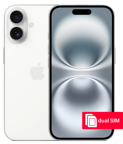 Смартфон Apple Iphone 16 128Gb Sim + Sim Белый