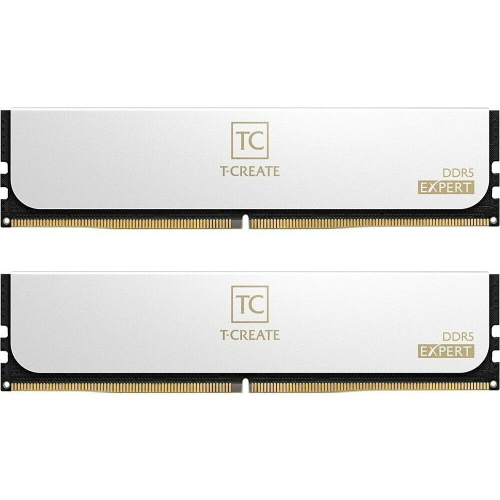 ОЗУ TEAMGROUP T-Create Expert 96GB (CTCWD596G6800HC36DDC01) (2x48GB) DDR5 6800MHz CL36 (36-46-46-84) 1.4V / White