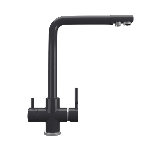 Кухонный смеситель MAUNFELD MFQT-16DGR темно-серый