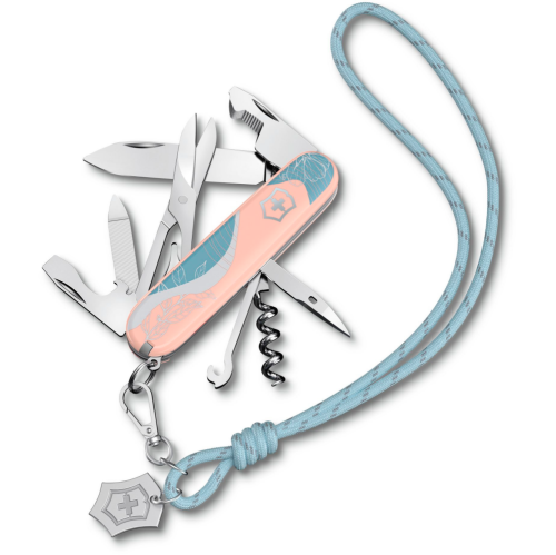 Складной нож Victorinox Companion Paris Style 1.3909.e221, функций 16, 91мм, розовый, коробка подарочная