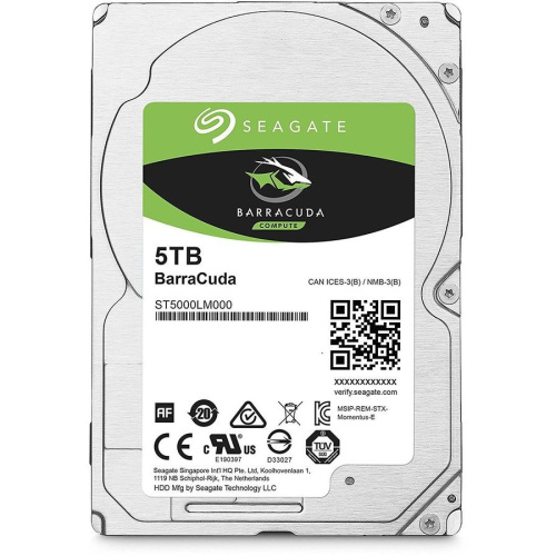 HDD Seagate Original Sata3 5Tb ST5000LM000 Barracuda (5400rpm) 128Mb 2.5"