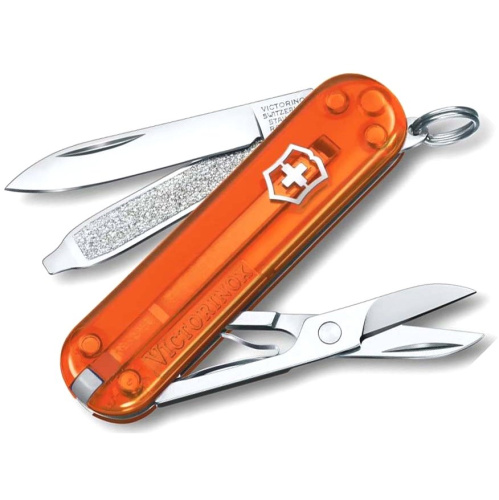Нож перочинный Victorinox Classic Fire Opal (0.6223.T82G) 58мм 7функц. карт.коробка