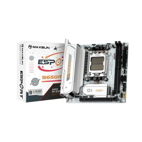 Материнская плата MAXSUN MS-eSport B650ITX Wifi Ice