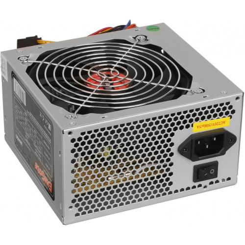 Блок питания ExeGate ES261569RUS-PC 500W UNS500, ATX, PC, 12cm fan, 24p+4p, 6/8p PCI-E, 3xSATA, 2xIDE, FDD + кабель 220V