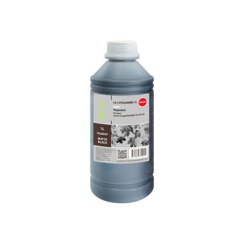 Чернила Cactus CS-I-PFI030MBK-1L PFI-030 черный матовый1000мл для Canon imagePROGRAF TA-20/30/TM-240/340