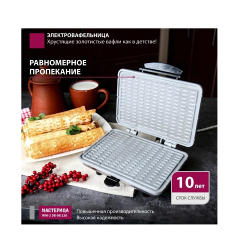 Вафельница Мастерица WM-2 ЭВ-0,8/220