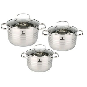 Набор кастрюль Rashel R-346т 6 предметов