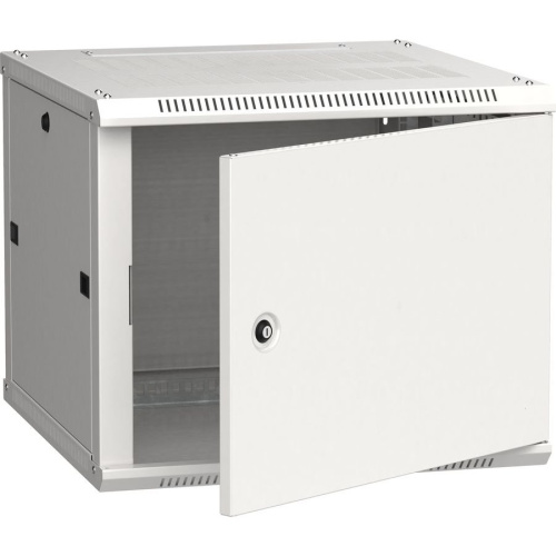 Шкаф коммутационный ITK Linea W (LWR3-06U66-MF) настенный 6U 600x600мм пер.дв.металл серый сталь