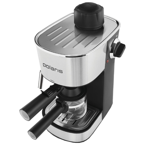 Кофеварка эспрессо Polaris PCM 4008AL нерж/черный
