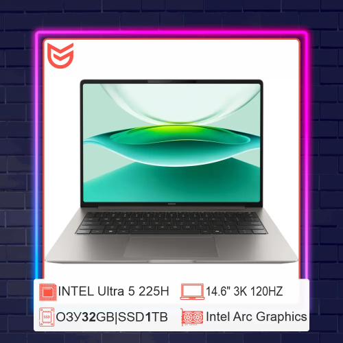 14.6" Ноутбук HONOR MagicBook Pro 14 (2025) | Core Ultra 5 | OLED 120Hz