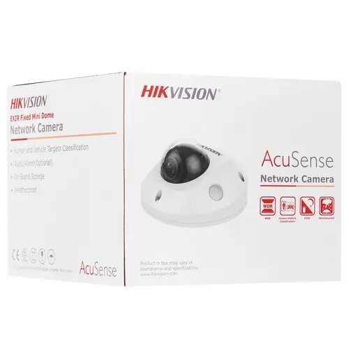 Видеокамера IP Hikvision DS-2CD2543G2-IWS(2.8mm) 2.8-2.8мм цв. корп.:белый