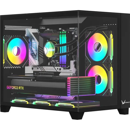 Корпус Formula Crystal Z9ML Floe, mATX, без БП, черный