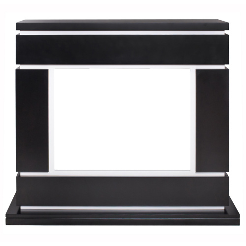 Портал каминный из МДФ RealFlame Vega, МДФ, фронтальный, классический стиль, чёрный матовый