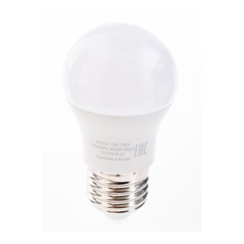 Лампа Gauss Elementary (53212) светодиодная 12Вт цок. E27 шар 220B 3000K св.свеч.бел.теп. (упак. 10шт)