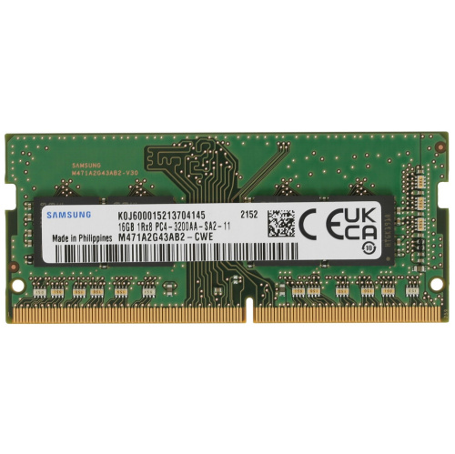 ОЗУ Samsung M471A2G43AB2-CWE DDR4 16GB UNB SODIMM 3200 1Rx8, 1.2V
