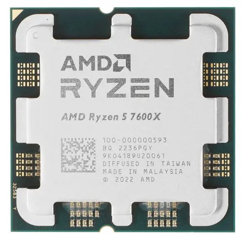 Процессор AMD Ryzen 5 7600X (100-000000593) (Soc-AM5/4.7/5.3GHz/6C/12T/32Mb/105W/Tray)