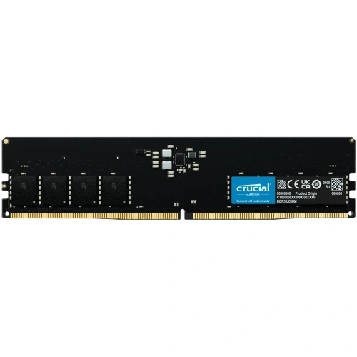 ОЗУ Crucial CT16G56C46U5T 16GB DDR5 5600 DIMM Classic Non-ECC, CL46, 1.1V, Tray