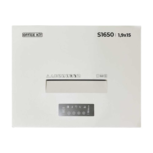 Шредер Office Kit S1650 1,9х15 белый (OK19151650)