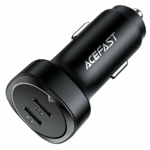 АЗУ ACEFAST B2 72W dual USB-C metal car charger черный