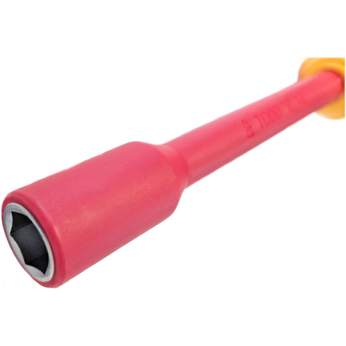 Диэлектрическая торцевая отвертка-ключ Duel DE07-100-125 1000V/10x125мм/длина 247мм