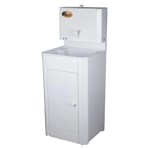 Умывальник дачный Вихрь КОМФОРТ без подогрева, пластиковая мойка, белый (74/4/10)