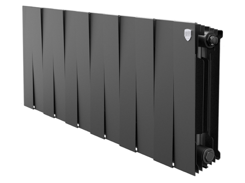 Биметаллический радиатор отопления  Royal Thermo Pianoforte 300 12 Секций Noir Sable