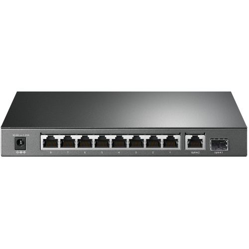 Коммутатор TP-Link (TL-SG1210P) 9G 1SFP 8PoE+ 63W неуправляемый