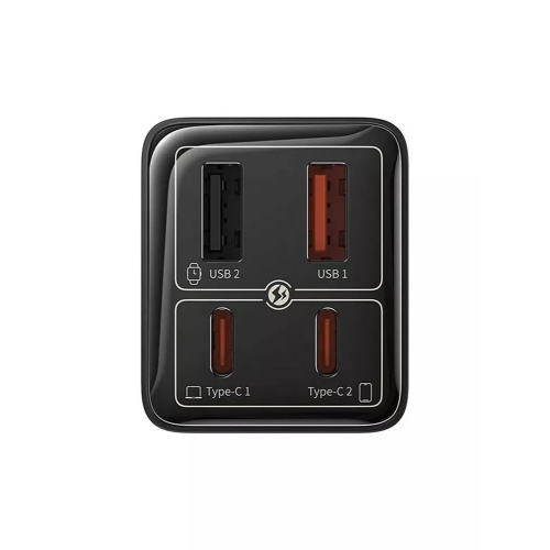 СЗУ Baseus GaN6 Pro (P10162705112-00) 100W EU Cluster Black