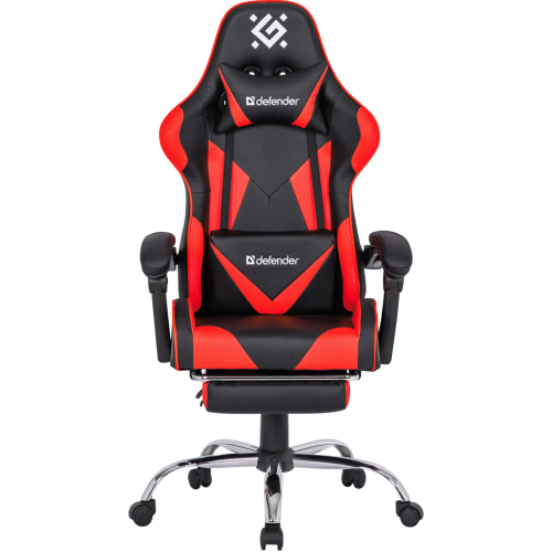 Кресло DEFENDER Pilot (64354) Черный/Красный, полиуретан
