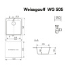 Мойка Weissgauff WG 50508 Anthracite