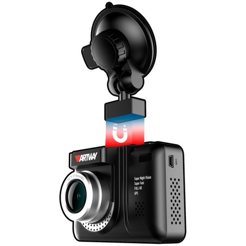 Видеорегистратор с радар-детектором Artway MD-108 GPS черный