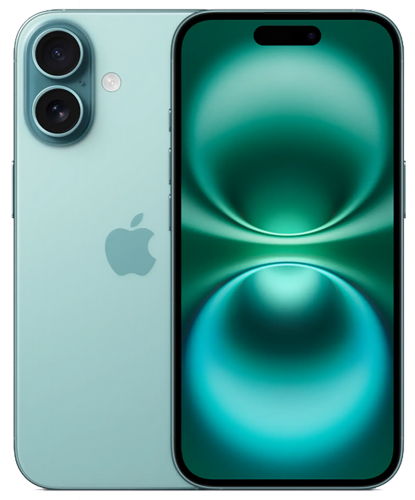 Смартфон Apple Iphone 16 128Gb Esim + Sim Бирюзовый