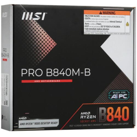 Материнская плата MSI PRO B840M-B