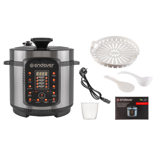 Скороварка-мультиварка электрическая Endever Vita-99 черный/стальной