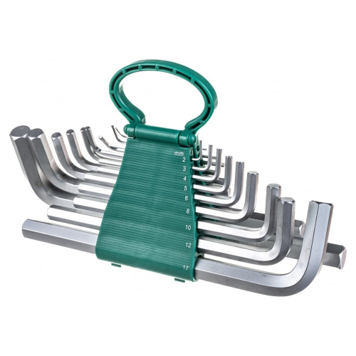 Набор ключей шестигранных Jonnesway H02MH118S (49000) торцевых удлиненных 1,5-19 мм. 18 пр.