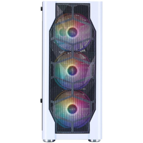 Корпус 1STPLAYER DK D4 White (D4-WH-4F1) / ATX / 4x120mm FRGB fans