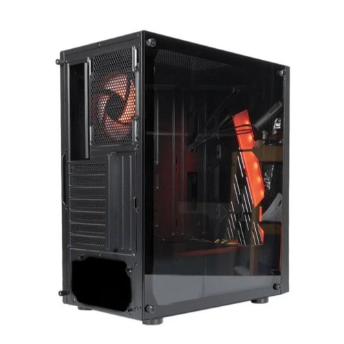 Корпус Eurocase A39 ARGB черный без БП закаленное стекло USB 3.0 ATX