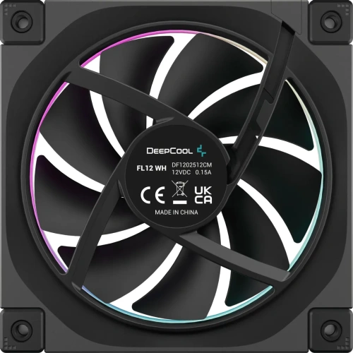 Вентилятор Deepcool FL12 (R-FL12-BKAPN1-G) ARGB 120х120x25 черный 4-pin Ret