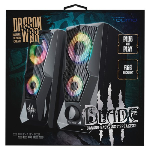 Портативная акустика 2.0 QUMO Blade AS001