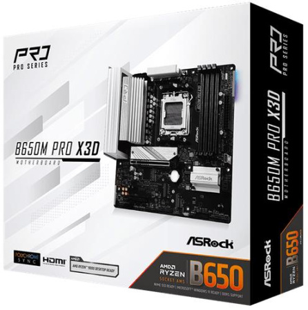 Материнская плата ASRock B650M Pro X3D