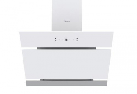 Вытяжка наклонная Midea MH60AN668GW белый/серебристый