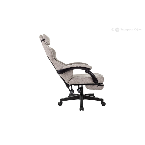 Кресло игровое Knight Lord/F бежевый Camby 20 крестов. пластик подст.для ног