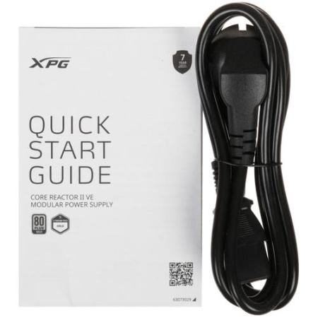 Блок питания ADATA XPG CORE REACTOR II VE 650W [COREREACTORIIVE650G-BKCEU] черный