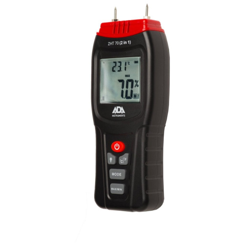 Термогигрометр ADA ZHT 70 черный/красный (А00518)