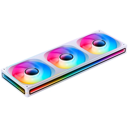 Вентилятор JONSBO ZB-360WR (3 in 1) 120х120х28мм Reverse (PWM, ARGB LED, 700-2400об/мин, белый) Retail