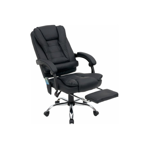 Кресло руководителя CROMEX Lounge MS-007 (532960) экокожа, черное